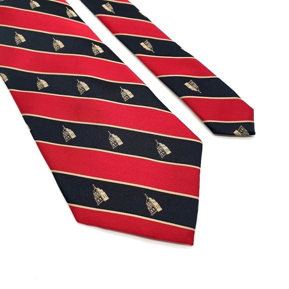 Wolfmark Mens Necktie Church Pastor Reverend Accessory Office Work Casual Gift - Picture 2 of 5